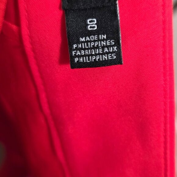 Lauren Ralph Lauren Women's Red Tailored Formal Micro Shorts Side Pockets SZ00 - Picture 8 of 8